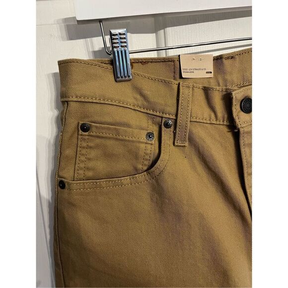 Levi’s Tan 569 Denim Shorts sz 28 NWT - Picture 2 of 6